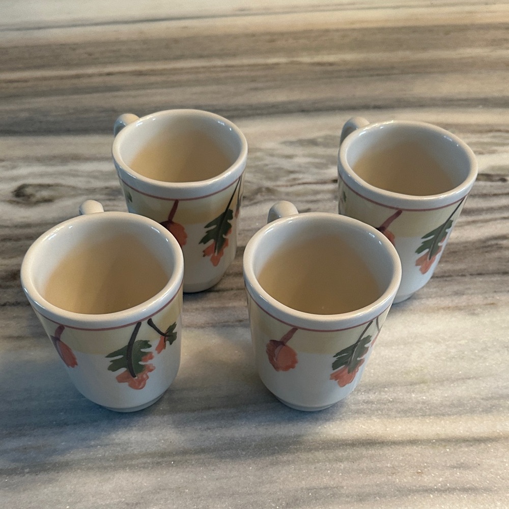 VINTAGE HARTSTONE USA HAND PAINTED MUGS
